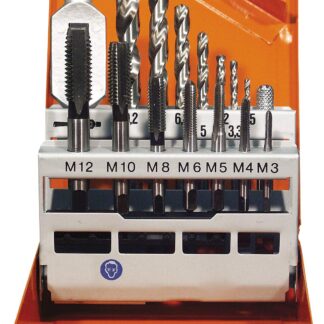 Einschnitt Gewinde Bohrzeugsatz HSS-G 15tlg M3-M12