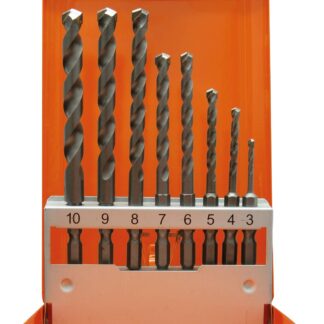 Steinbohrer Satz 6kant Schaft E6.3 8tlg