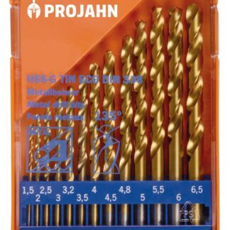 Kunststoffkassette HSS-G TiN ECO 13tlg 1,5-6,5/0,5 + 3,2 +4,8