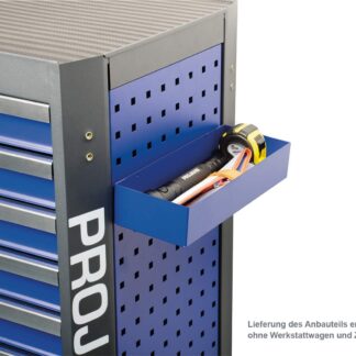 Zubehör Werkstattwagen mit Vierkantlochung Multifunktionsablage flach Blau