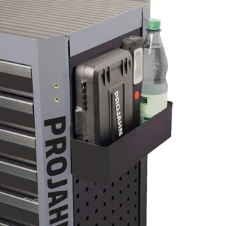 Zubehör Werkstattwagen mit Vierkantlochung Multifunktionsablage tief Schwarz