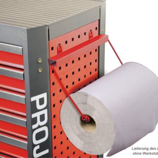 Zubehör Werkstattwagen GALAXY Papierrollenhalter Rot