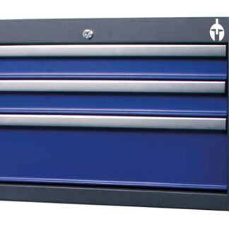 Werkstattwagenaufsatz für Werkstattwagen GALAXY mit 3 Schubfächern Blau/Anthrazit