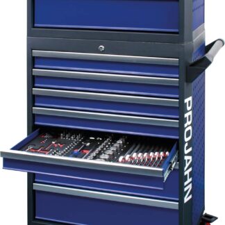 Werkstattwagen GALAXY + Werkstattwagenaufsatz GALAXY + Dosenhalter + Papierrollenhalter Blau/Anthrazit