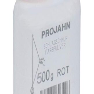 Farbpulverflasche 500g rot für Schlagschnurroller
