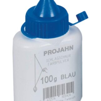 Farbpulverflasche 100g blau für Schlagschnurroller