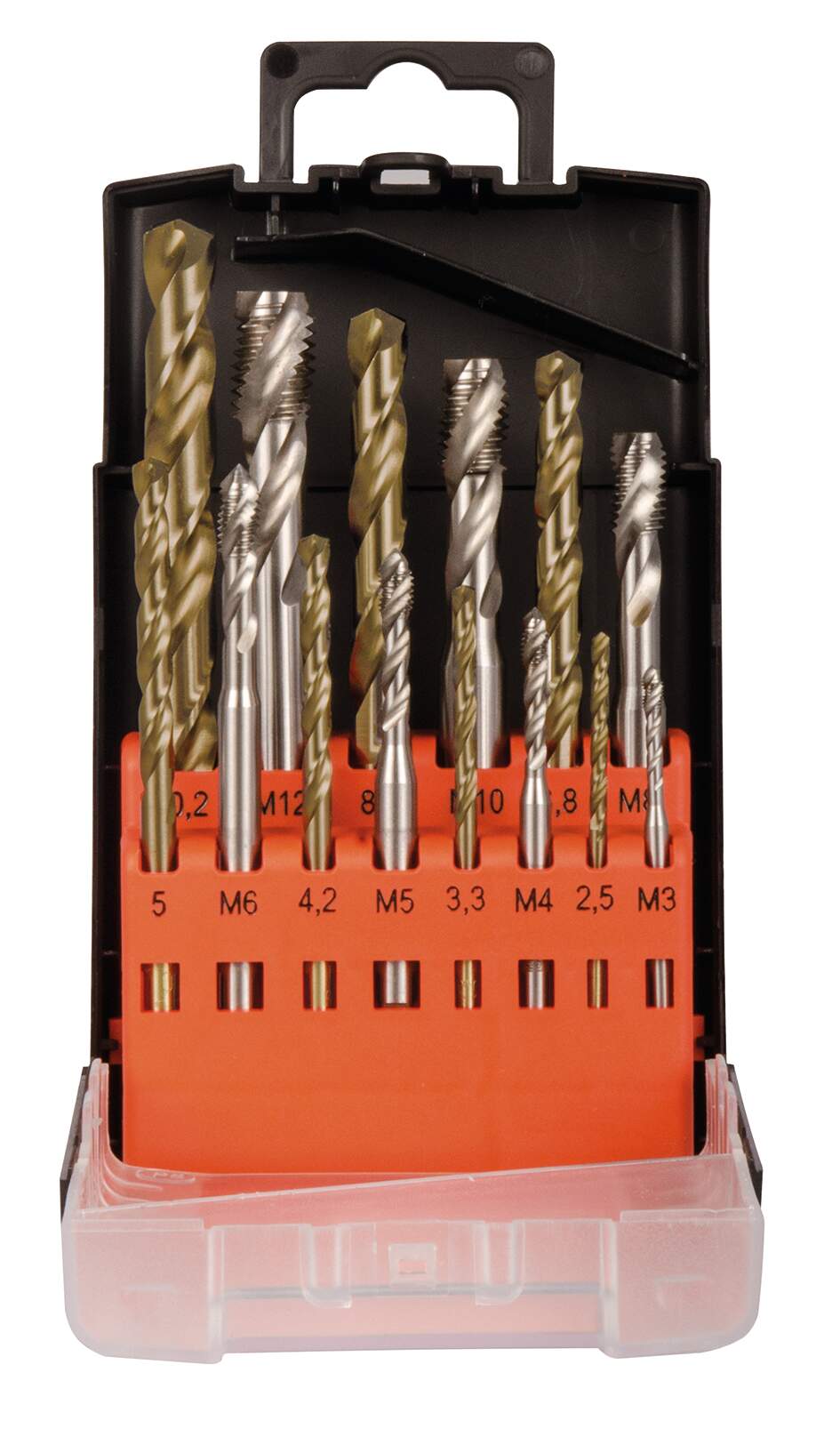 MGB Satz HSS-Co 14tlg M3-M12 DIN371/37 6 35° Form C