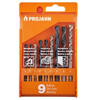 Kunststoffkassette Stahl/Stein/Holz 9tlg 5-8 mm