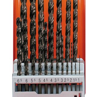 Metallkassette DIN 340 HSS-G ECO 19tlg 1-10/0,5 mm