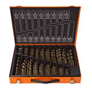 Bohrer-Magazin HSS-Co 170tlg 1-10/0,5 mm ECO