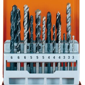 Maxi-Mix Stahl/Stein/Holz 18tlg 3-10 mm