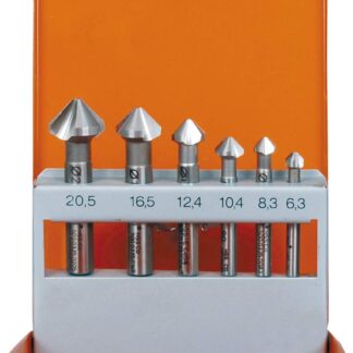 Kassette Kegelsenker HSS-Co 6tlg. 6,3 - 20,5 mm