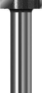 Hohlkehlfräser D 9,5 mm, L 41,3 mm, L2 9,5 mm