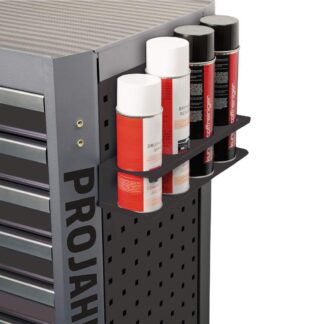 Zubehör Werkstattwagen mit Vierkantlochung Dosenhalter für 4 Dosen Schwarz