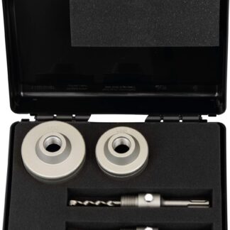 Schlagbohrkronen-Set 68/82 mm Aufn. (SDS-plus /6-kant) +Zentrierbohrer Aufnahme M22