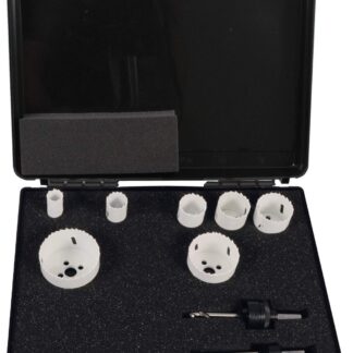 BiMetall Lochsägen-Koffer "Sanitär" 9tlg