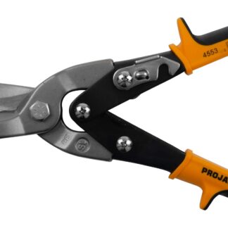 Blech-/Figurenschere gelb/gerade längere Schneiden