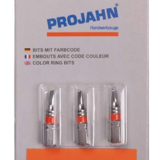1/4" markierter Bit Schlitz 5mm 3er Pack L25 mm