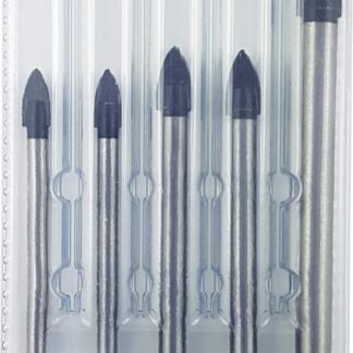 Crystal Glas- und Fliesenbohrer-Satz 5-tlg 2x 6mm, 2x 8mm, 1x 10mm