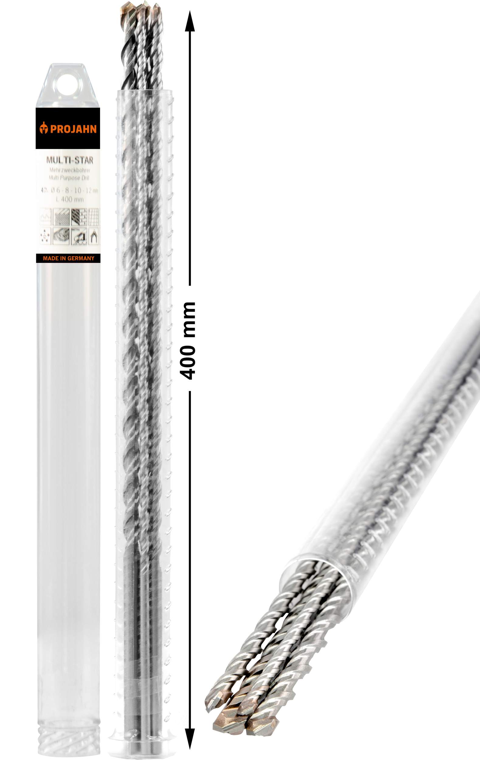 Multi-Star Satz 4-tlg. 400mm lang 6, 8, 10, 12, mm