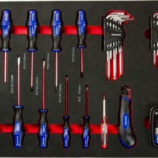 proficraft Schraubedreher-/Bit-/Winkelstiftschlüssel- Einlage, 61-teilig