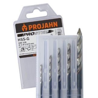 Set DIN338 HSS-G PROSTEP 5-tlg. Ø 3 – 4 – 5 – 6 – 8 mm