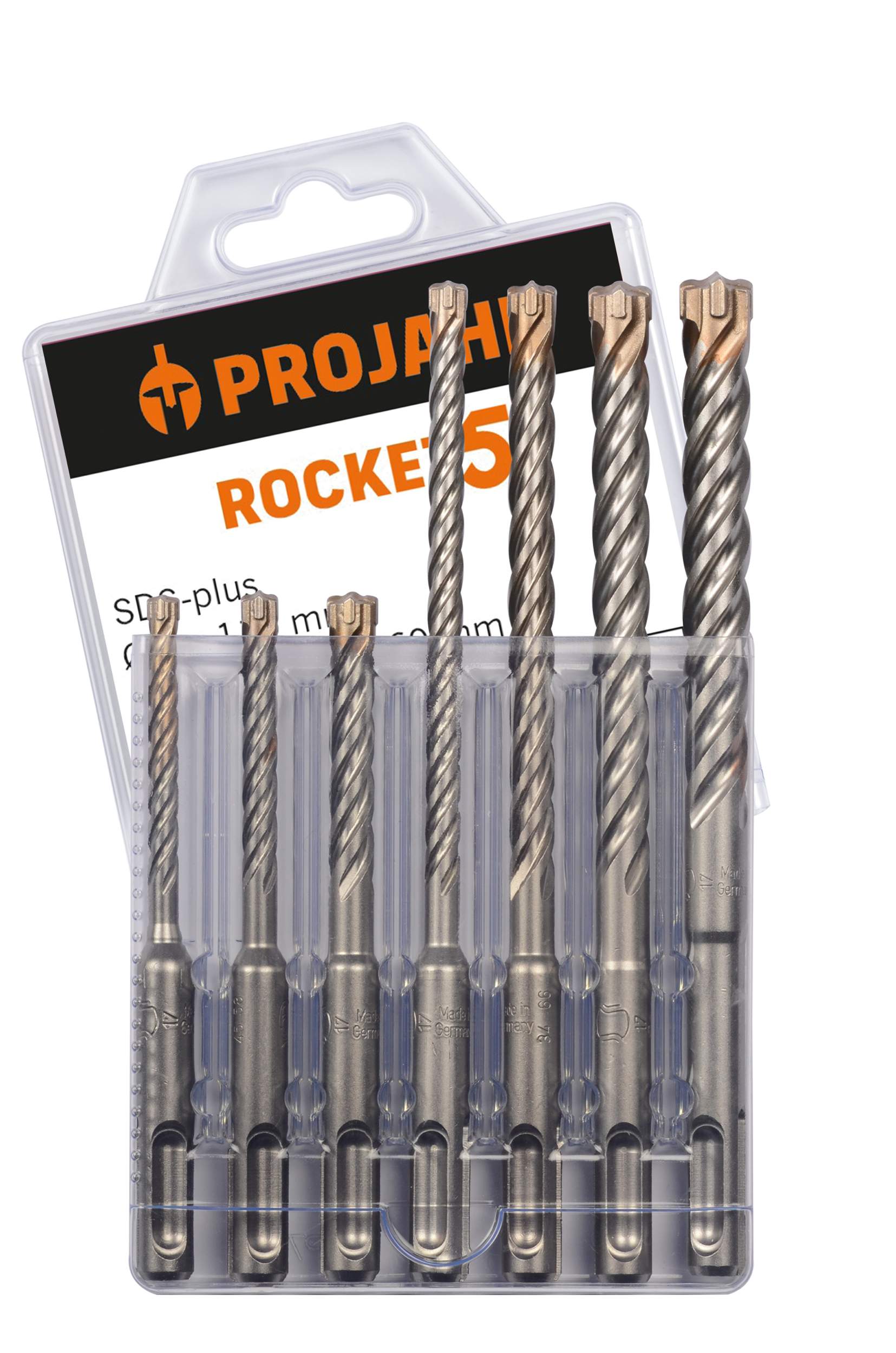 Hammerbohrer-Set ROCKET 5 7-tlg. 5-12 mm in Multi-Pack