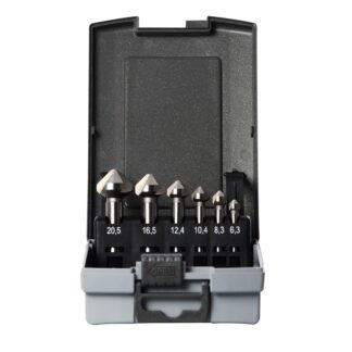Kegelsenker-Set HSS-Co 5% ECO 6-tlg. Ø 6,3-8,3-10,4-12,4-16,5-20,5 mm
