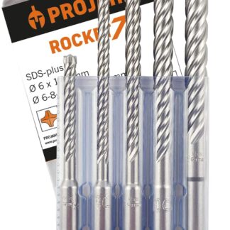 Hammerbohrer-Set ROCKET 7 SDS-plus 5-tlg 6-12 mm in Kunststoffbox