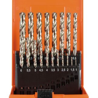 Kunststoffkassette DIN 338 HSS-G 19-tlg, 1-10/0,5mm - BASIC