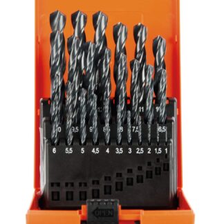 Kunststoffkassette HSS-R DIN 338 25-tlg, 1-13/0,5mm - BASIC