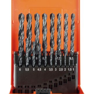 Kunststoffkassette HSS-R DIN 338 19-tlg, 1-10/0,5mm - BASIC