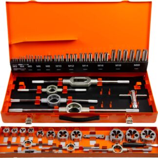 Gewinde Schneidzeug Satz HSS-G 55tlg M3-M20 im Metallkoffer