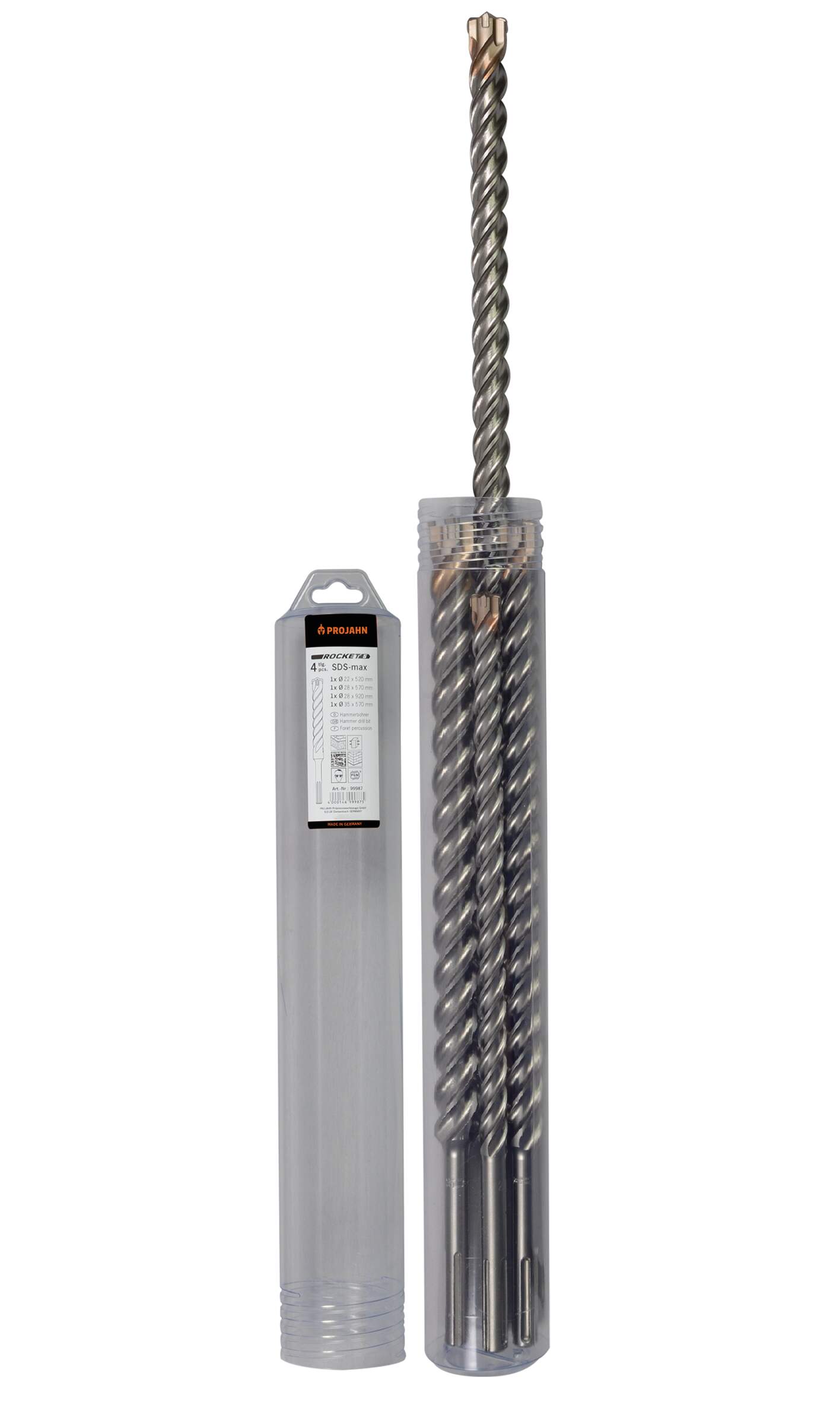 Hammerbohrer-Set Rocket 5 SDS-max 4-tlg. Ø22-35mm