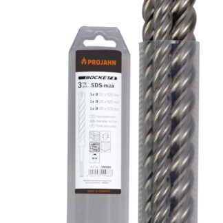 SDS-max Bohrer 3tlg: 1 Stück 820520, 1 Stück 825520, 1 Stück 835570