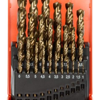 Kunststoffkassette HSS-Co DIN 338 25-tlg, 1-13/0,5mm - BASIC