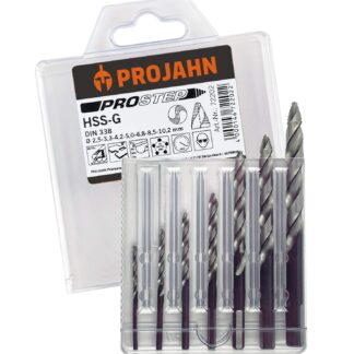 Set DIN338 HSS-G PROSTEP 7-tlg. Ø 2,5 – 3,3 – 4,2 – 5,0 – 6,8 – 8,5 – 10,2 mm