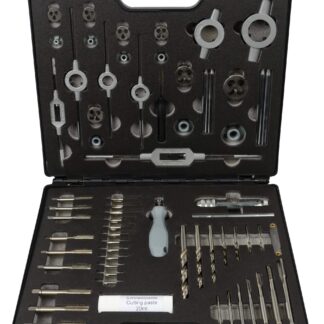 Gewindeschneider-Set HSS-G 61-tlg. M3-M12 in Kunststoffkoffer