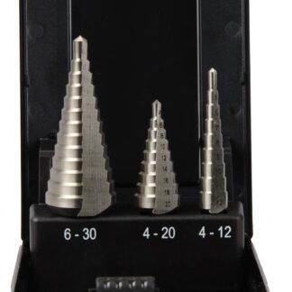 Stufenbohrer gerade Nut Set ECO HSS-Co 5% 3tlg