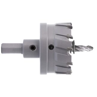 TCT Metall-Lochsäge Ø 45 mm inkl. Spiralbohrer und Feder + Winkelstiftschlüssel