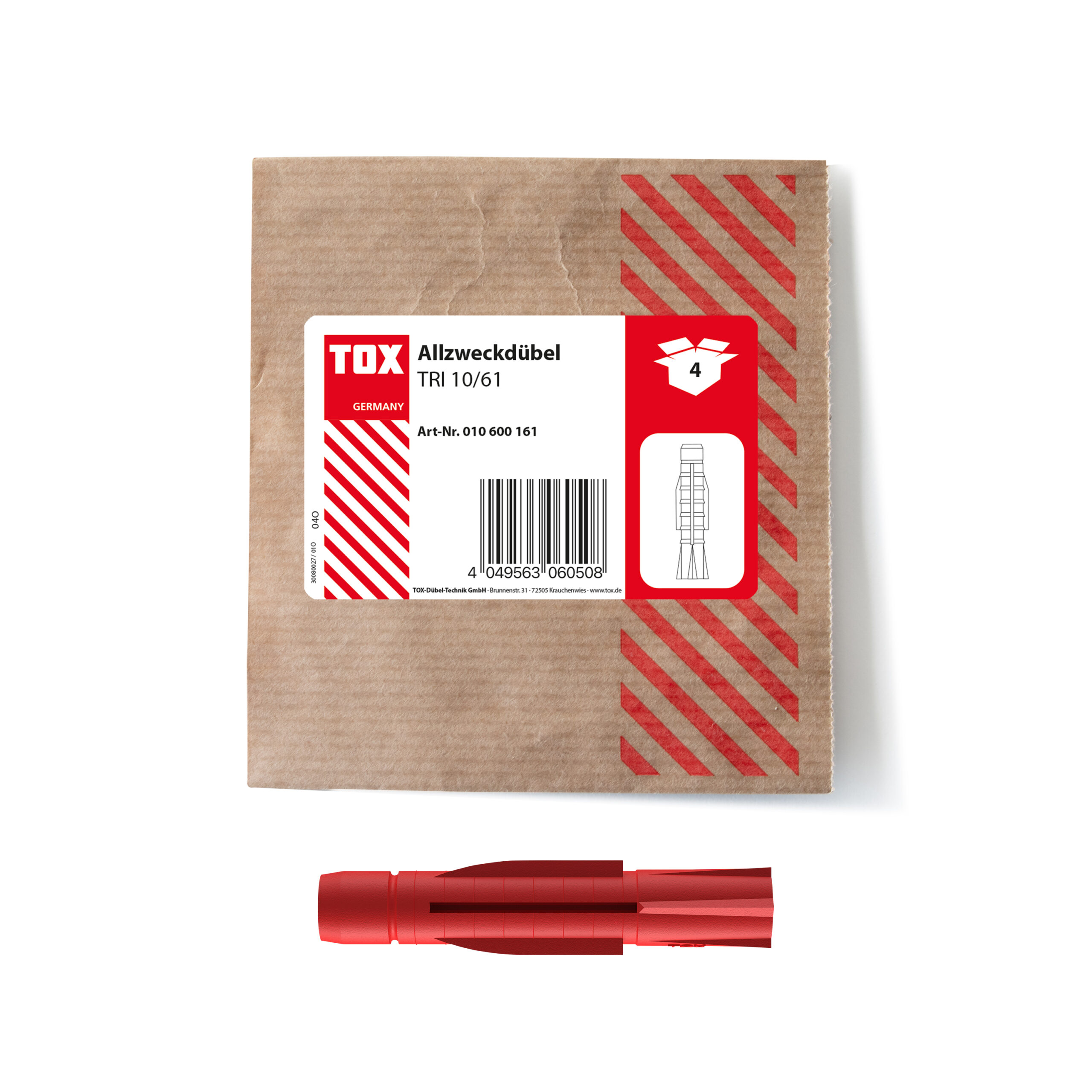 TOX Allzweckdübel Tri 10x61 mm (4 Stk.)