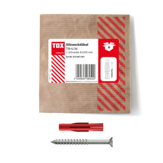 TOX Allzweckdübel Tri 6x36 mm mit Schraube (6 Stk.)