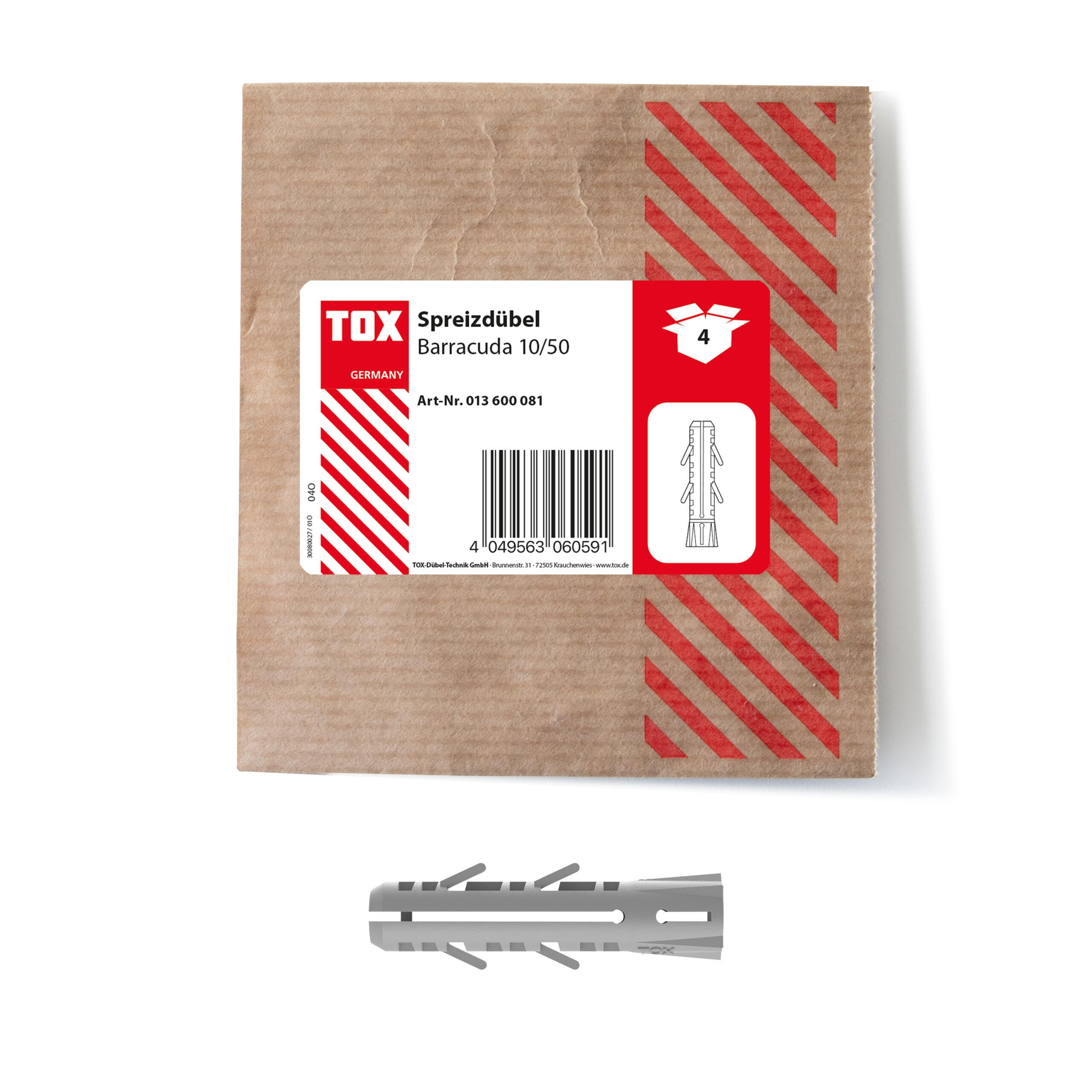 TOX Spreizdübel Barracuda 10x50 mm