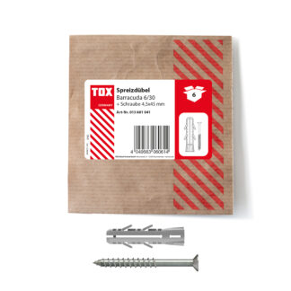 TOX Spreizdübel Barracuda 6x30 mm + Schraube