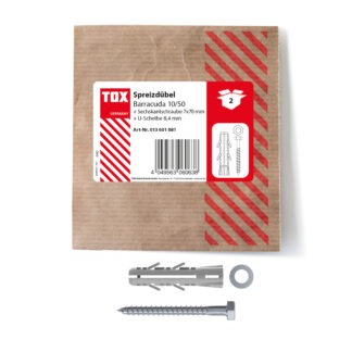 TOX Spreizdübel Barracuda 10x50 mm + Schraube