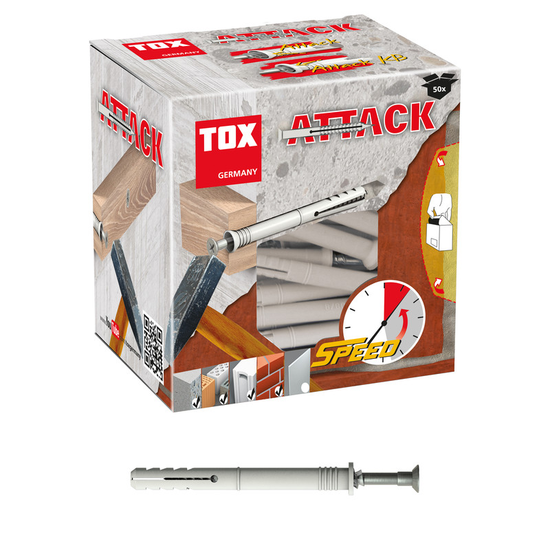 TOX Nageldübel Attack KB 6x50 mm