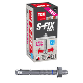 TOX Bolzenanker S-Fix Pro 1 A4 M8x75/10 mm