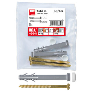 TOX Stand-WC-Befestigung Toilet XL weiß