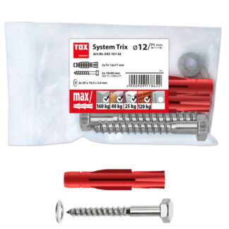 TOX Montagesatz System Trix 12x71 mm