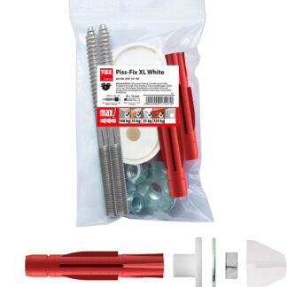 TOX Urinal- & Waschtischbefestigung Piss-Fix XL M10 weiß